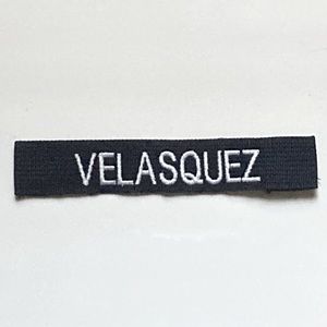 Custom Name Velasquez Embroidery Sewing Appliqué Sew On Patch